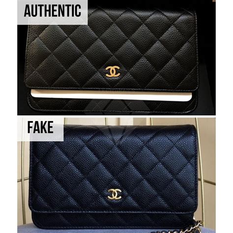 chanel classic fake vs real|authentic Chanel wallet on chain.